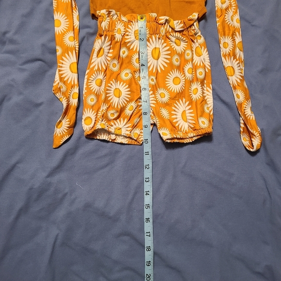 Girls no brand size 18 to 24 months 1 piece w/ shorts & 2 ties NWOT - Picture 7 of 11